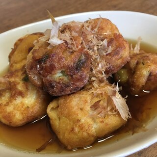 揚げ出したこ焼き！